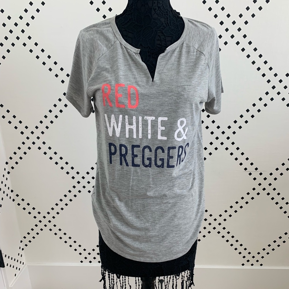 Graphic V-Neck Shirt